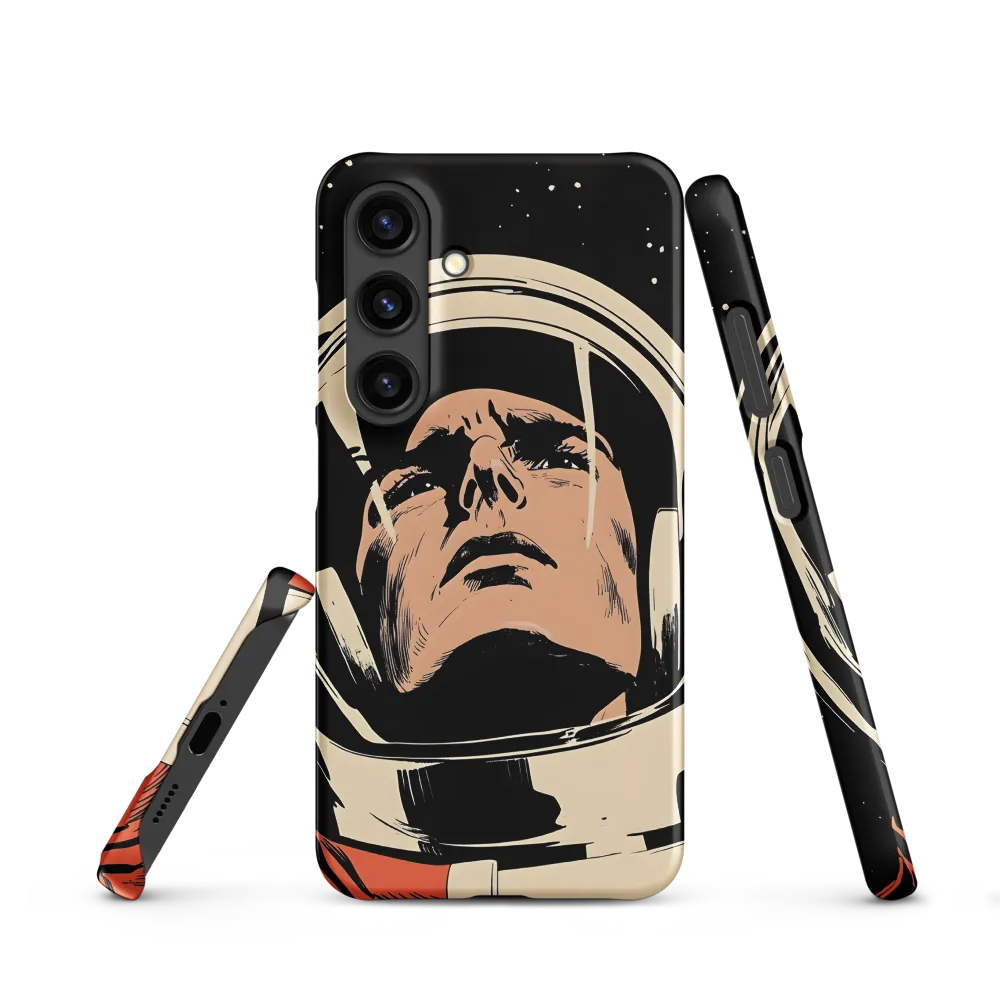 Gaze of the Astronaut | Phone Case |  S24 | Snap Case | Matte