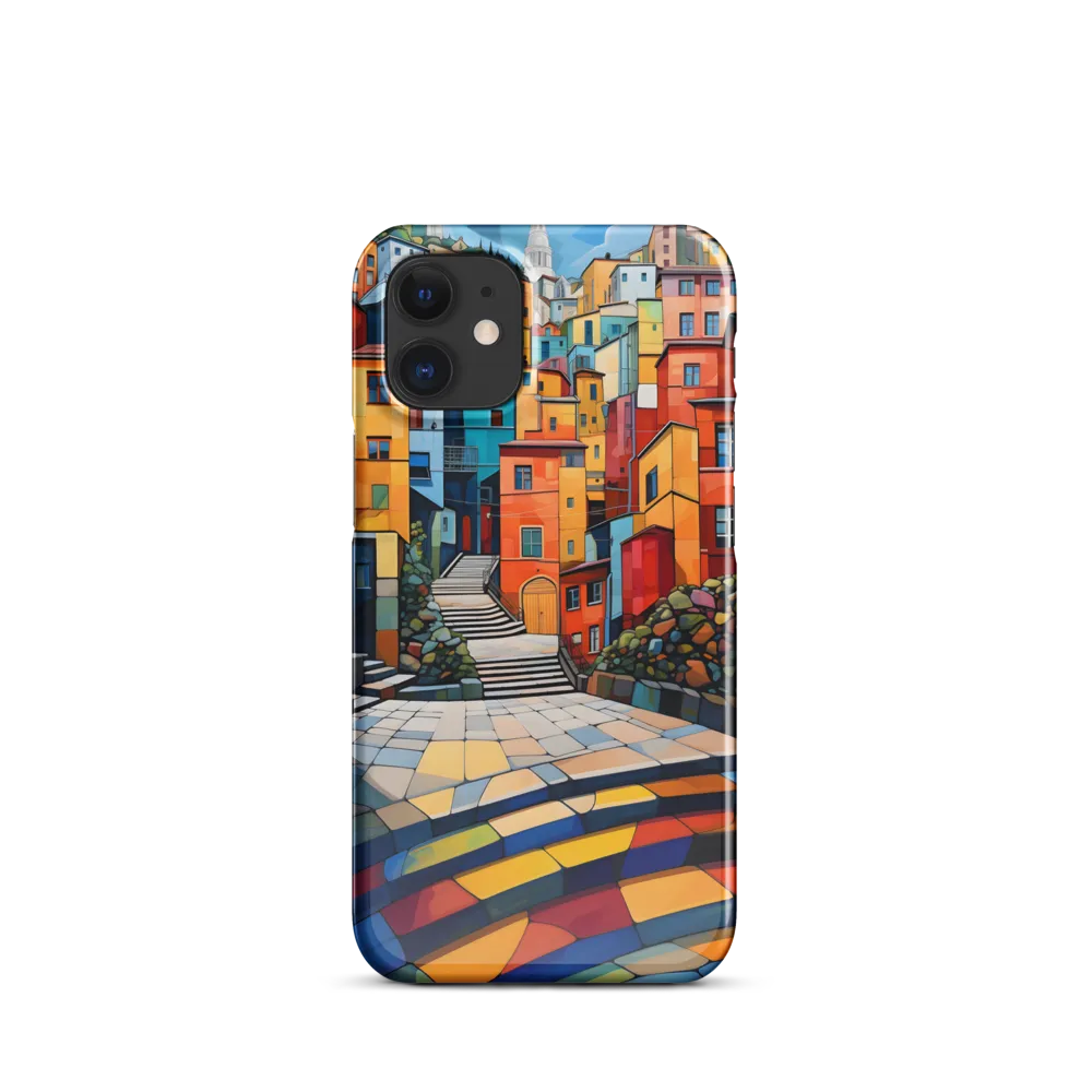 Vibrant Village: A Cubist Journey