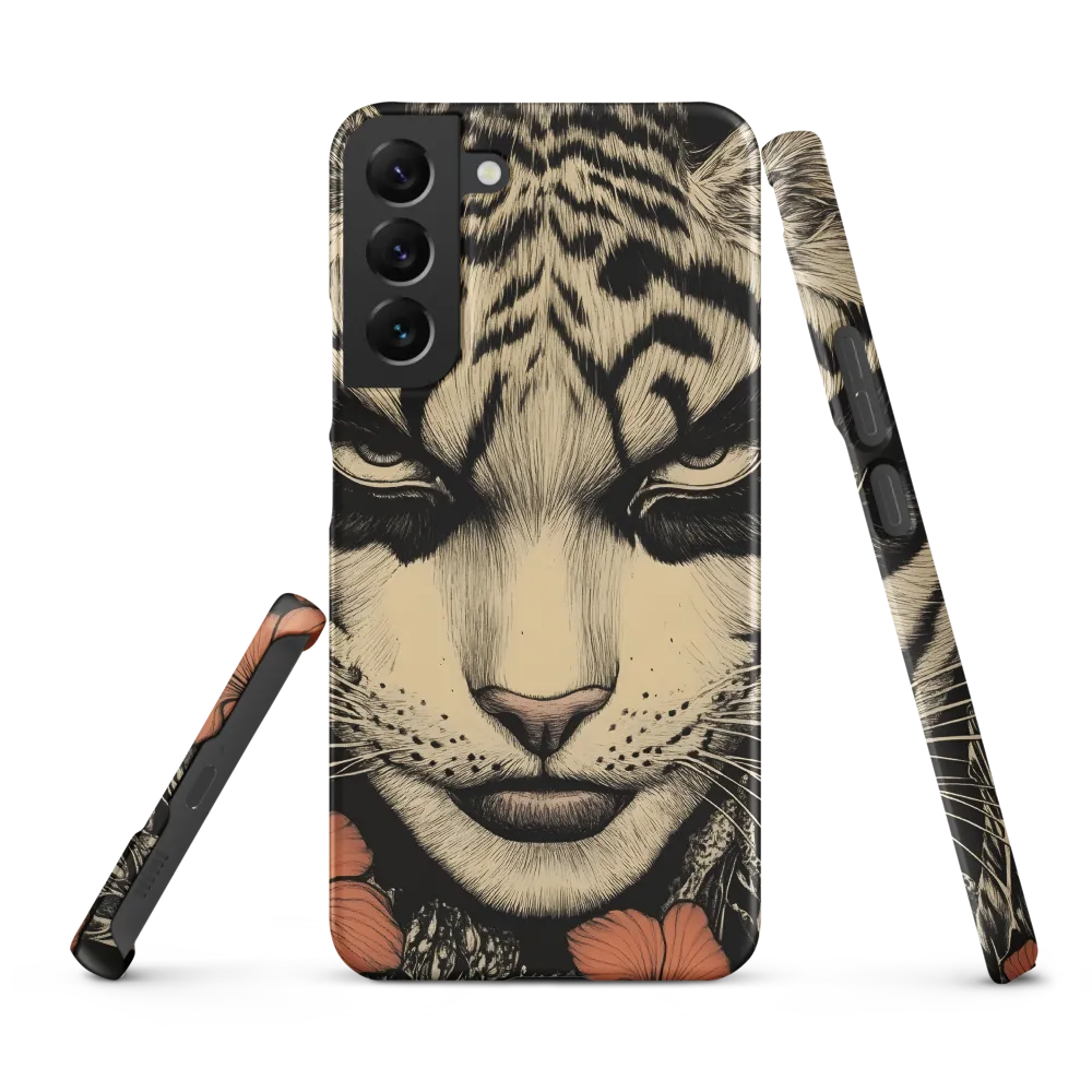 Feline Majesty: The Human-Leopard Connection | Phone Case |  S22 Plus | Snap Case | Matte