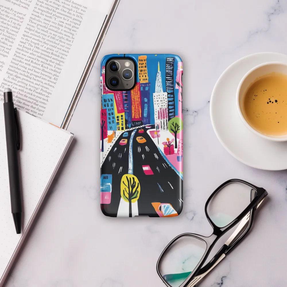 City Dreams in Vibrant Hues | Phone Case |  11 Pro Max | Snap Case | Glossy