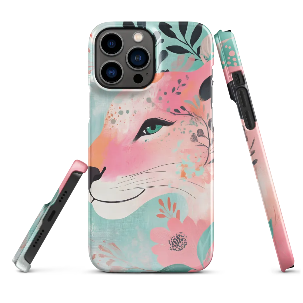Whimsical Majesty: A Floral Lion