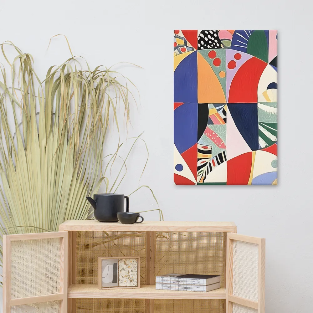 Dynamic Mosaic Symmetry | Canvas | 24″×36″