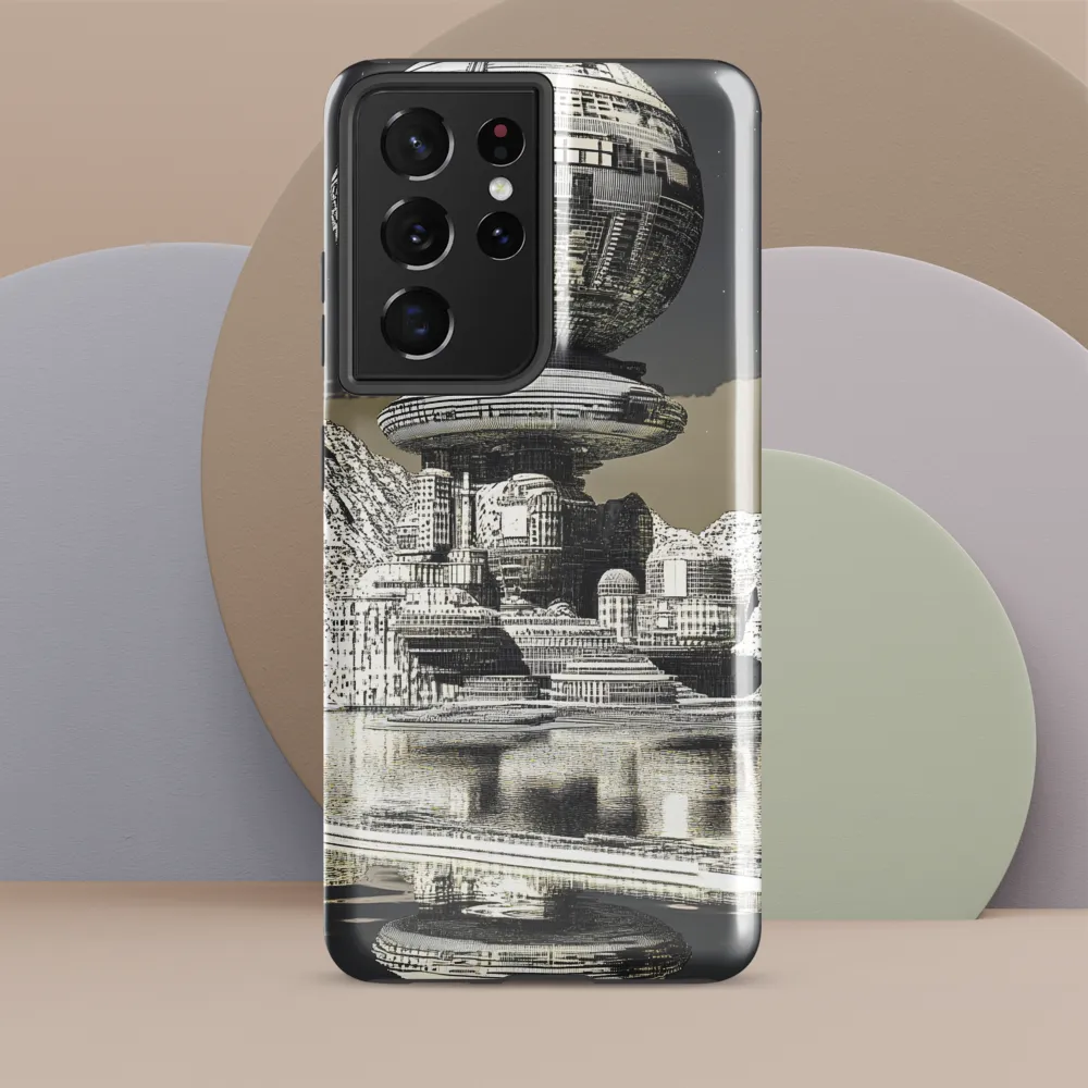Reflections of a Futuristic Dreamscape | Phone Case |  S21 Ultra | Tough Case | Glossy
