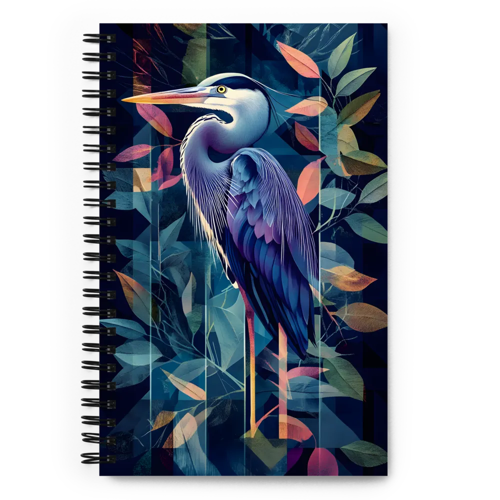 Elegance in Flight | Spiral Notebook