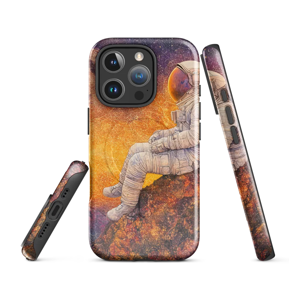 Cosmic Contemplation | Phone Case |  16 Pro | MagSafe® Tough Case | Glossy