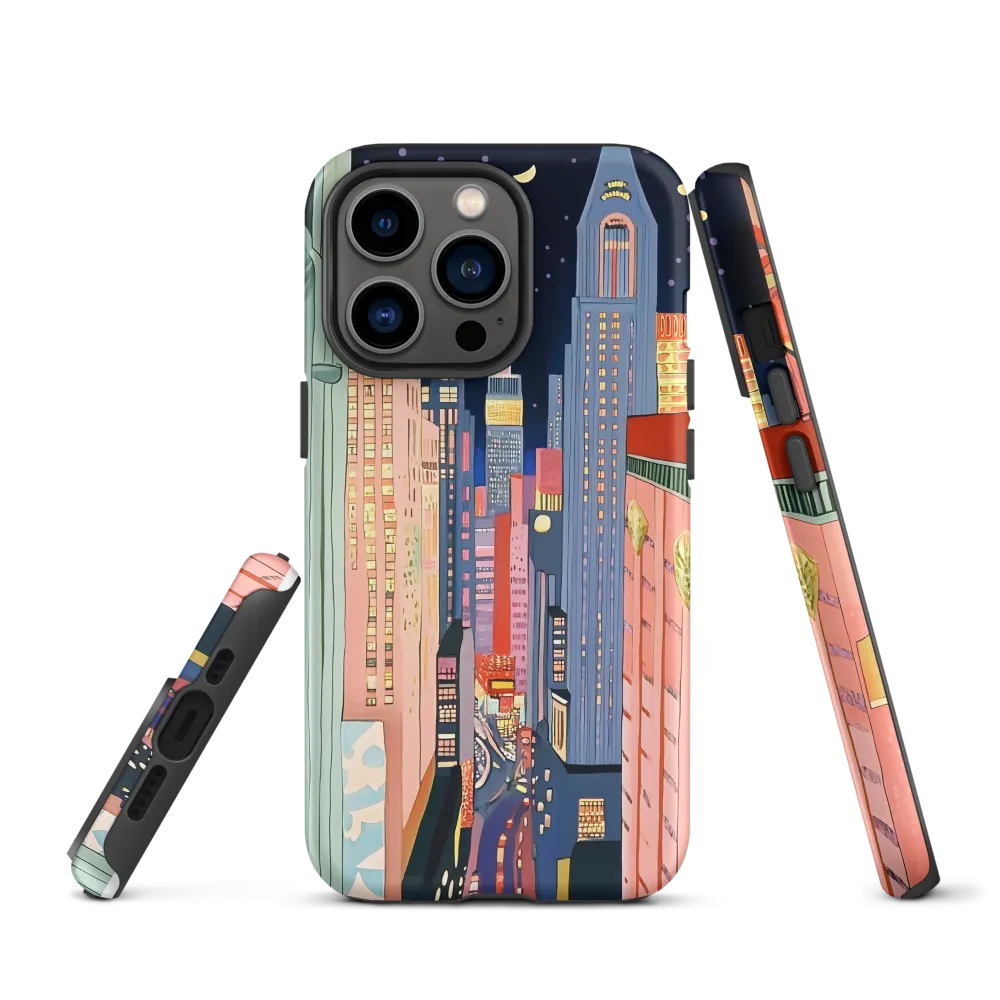 Urban Dreamscape: A Pop Art Night | Phone Case |  13 Pro | Tough Case | Matte