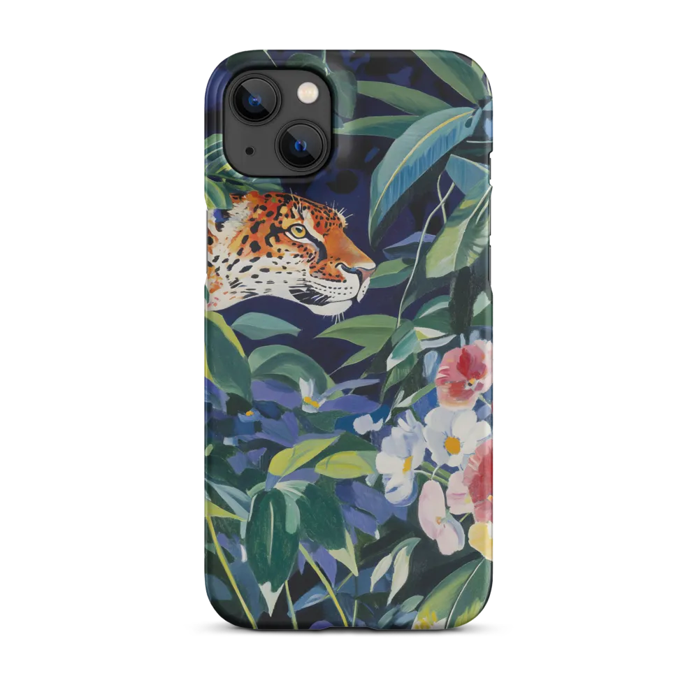 Hidden Majesty: The Jaguar Amongst Tropical Splendor | Phone Case |  14 Plus | Snap Case | Matte
