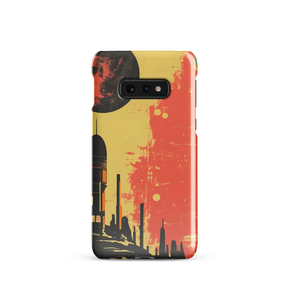 Journey to the Stars: A Retro-Futuristic Landscape | Phone Case |  S10e | Snap Case | Glossy