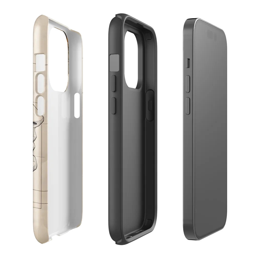 Geometric Reverie | Phone Case |  14 Pro | Tough Case | Glossy