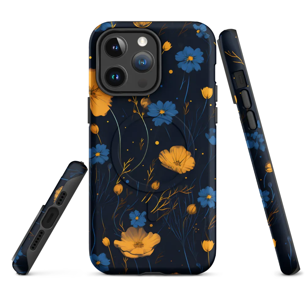 Nocturnal Blossoms | Phone Case |  14 Pro Max | MagSafe® Tough Case | Matte