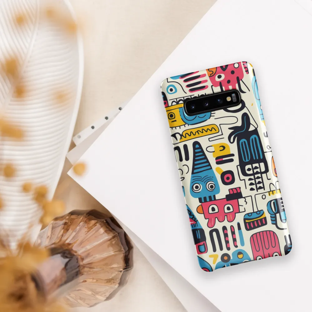 Vibrant Whimsy | Phone Case |  S10 Plus | Snap Case | Glossy