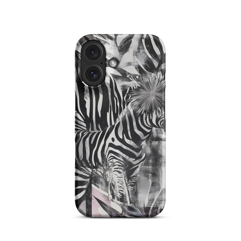 Zebra in the Jungle of Illusions | Phone Case |  16 | Snap Case | Matte