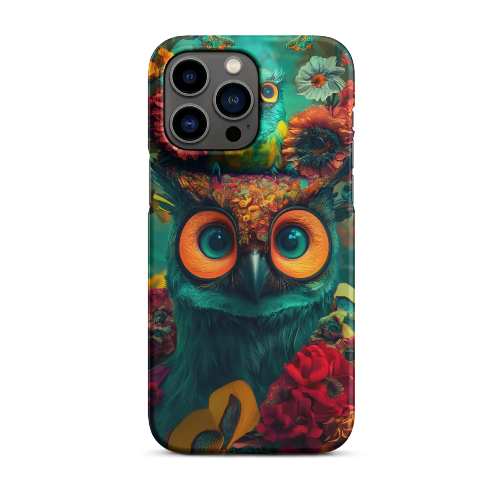 Majestic Harmony: The Floral Owl