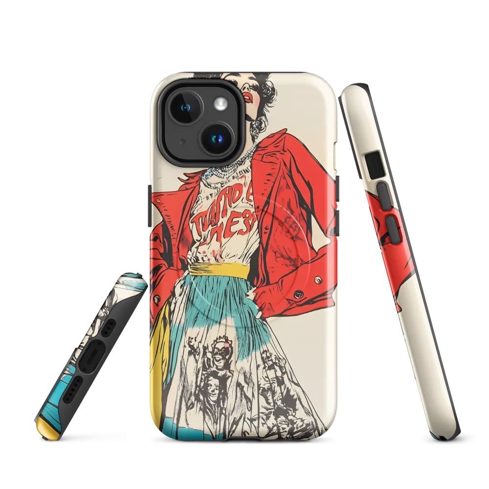Vibrant Elegance: A Pop Art Fashion Statement