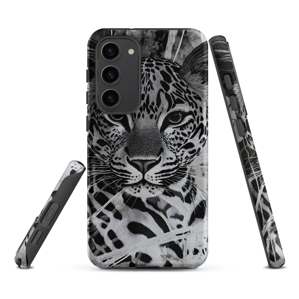 Majestic Gaze: The Leopard's Portrait | Phone Case |  S23 Plus | Tough Case | Matte