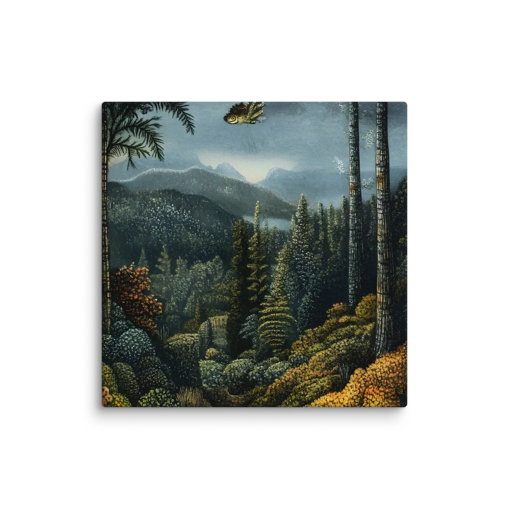 Whispers of the Enchanted Forest | Canvas | 6″×6″