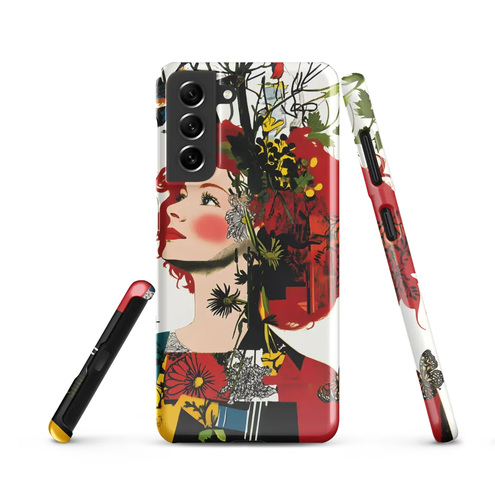 Floral Dreams | Phone Case |  S21 | Snap Case | Glossy
