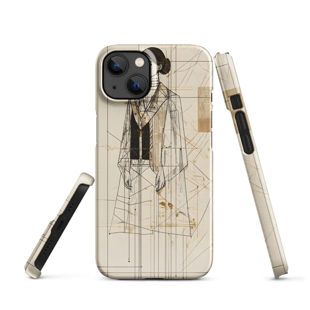 Elegance in Lines | Phone Case |  13 | Snap Case | Glossy