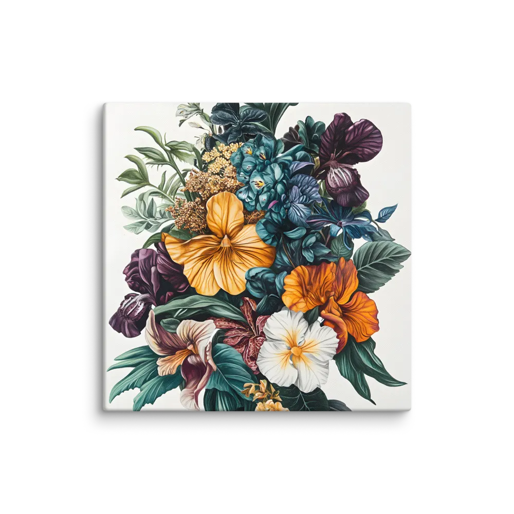 Floral Symphony | Canvas | 28″×28″