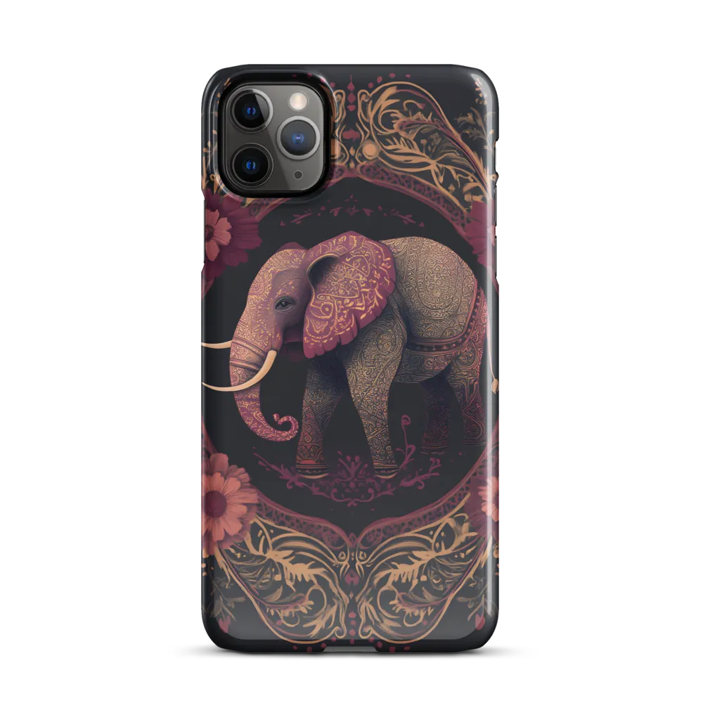 Regal Reverie: The Ornate Elephant | Phone Case |  11 Pro Max | Snap Case | Glossy