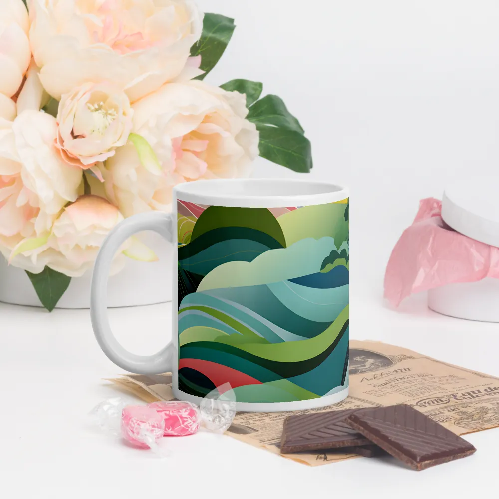 Waves of Serenity | Mugs | Multiple Sizes & Colors