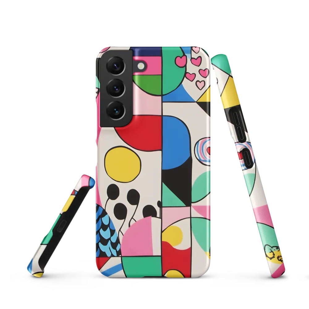 Dynamic Interplay of Shapes | Phone Case |  S22 | Snap Case | Matte