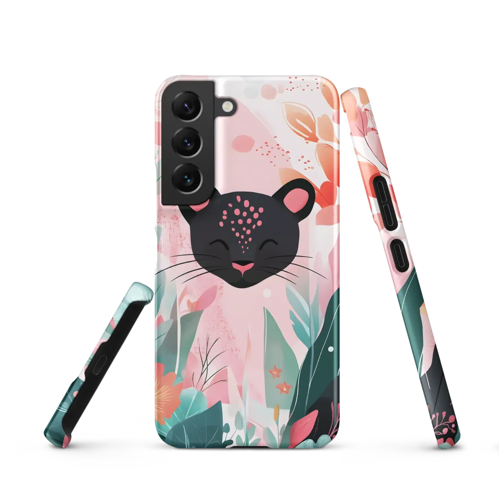 Whimsical Panther in Bloom
