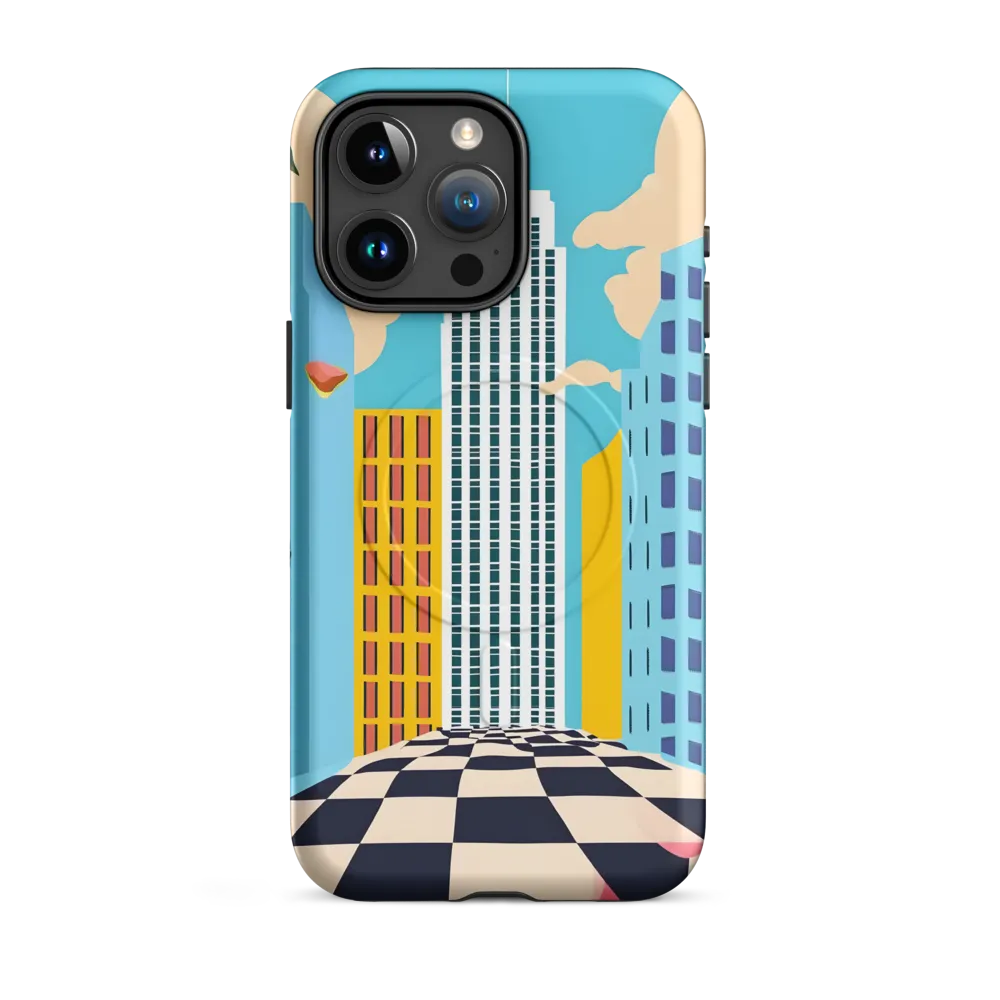 Vibrant Urban Dreamscape | Phone Case |  15 Pro Max | MagSafe® Tough Case | Matte