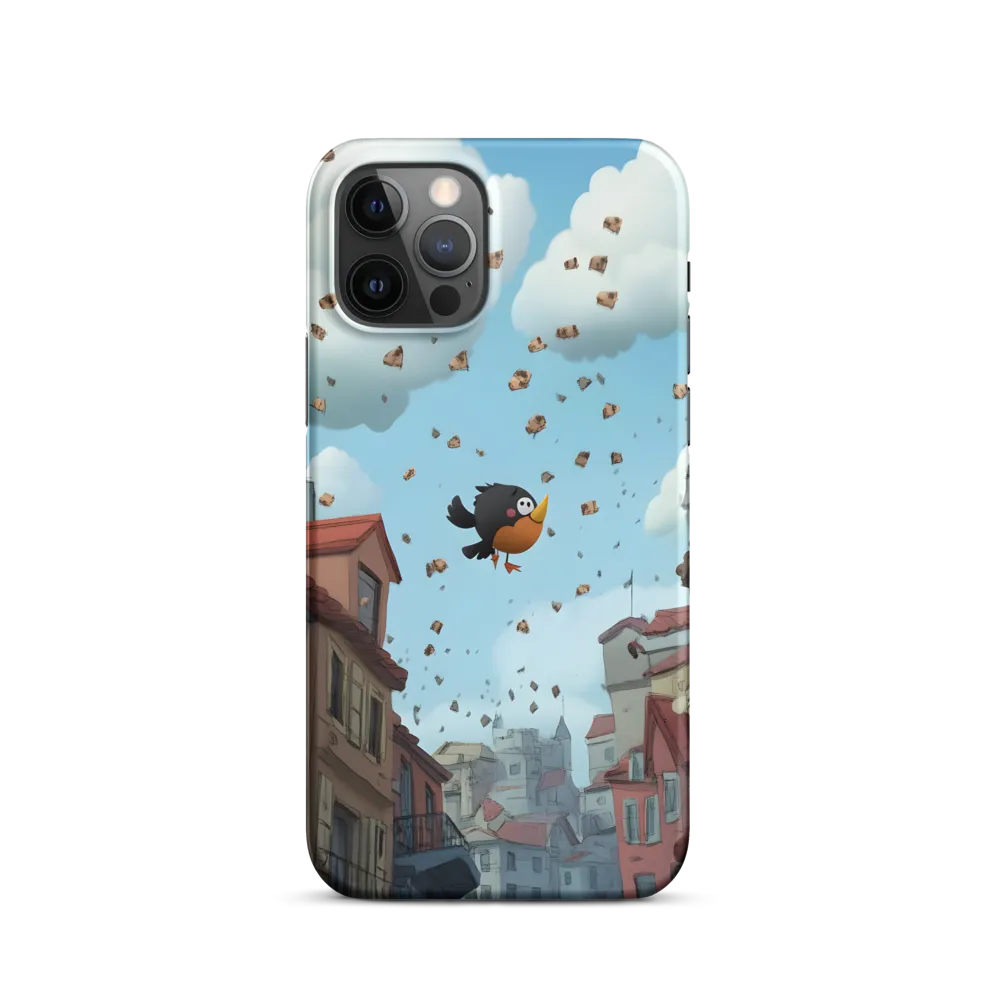 A Whimsical Flight Through Bread and Sky