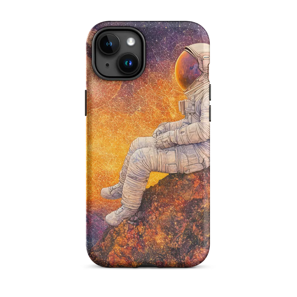 Cosmic Contemplation | Phone Case |  15 Plus | Tough Case | Matte