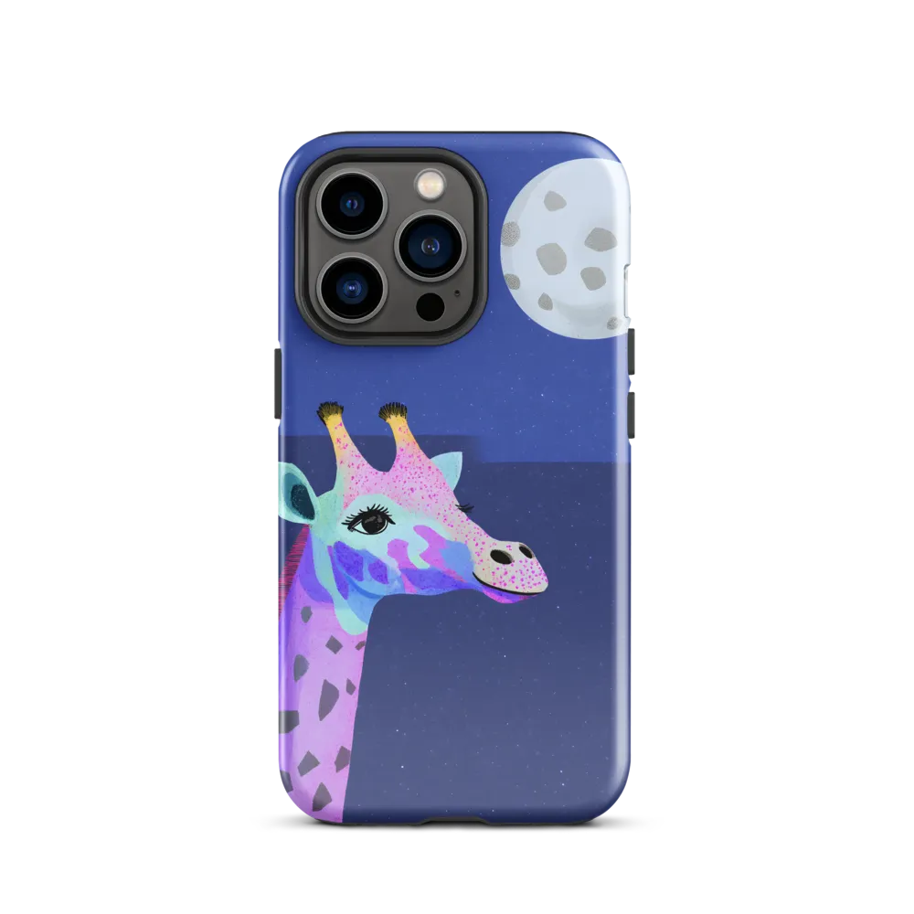 Whimsical Giraffe Under the Stars