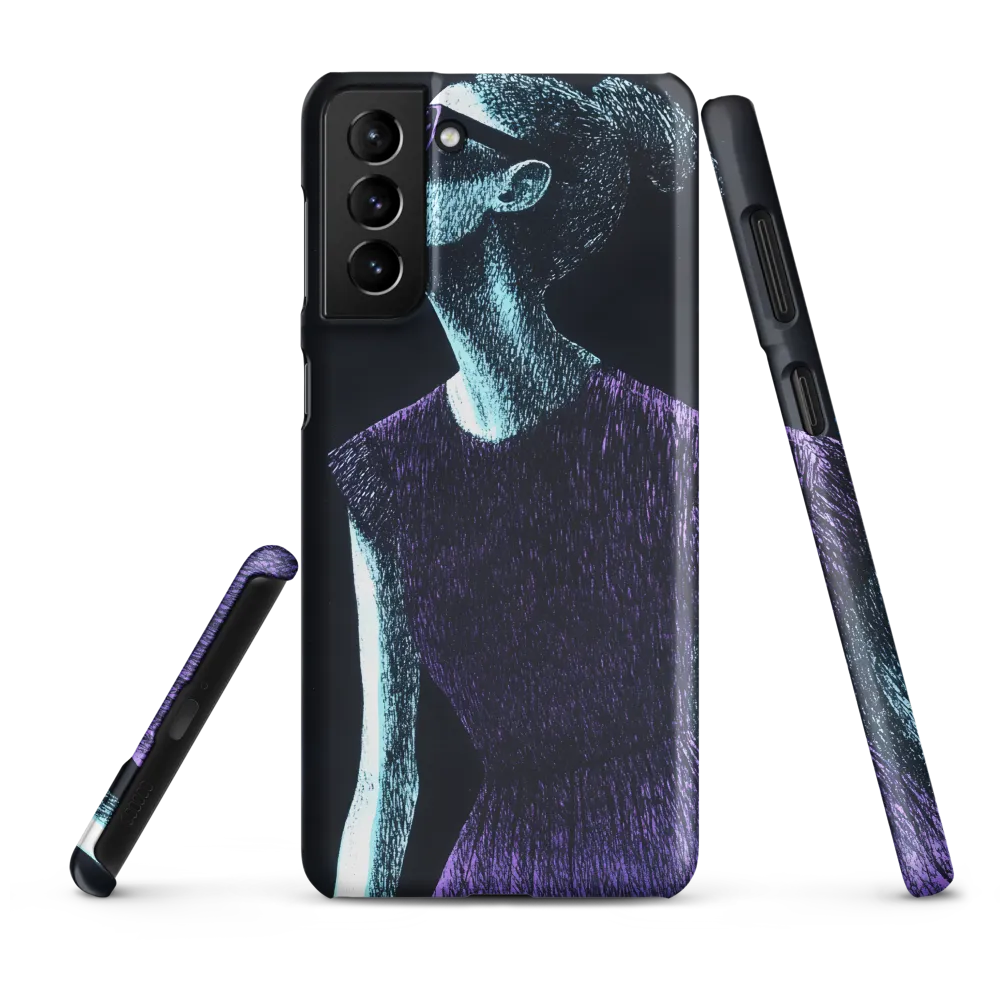 Contemplative Elegance | Phone Case |  S21 Plus | Snap Case | Matte