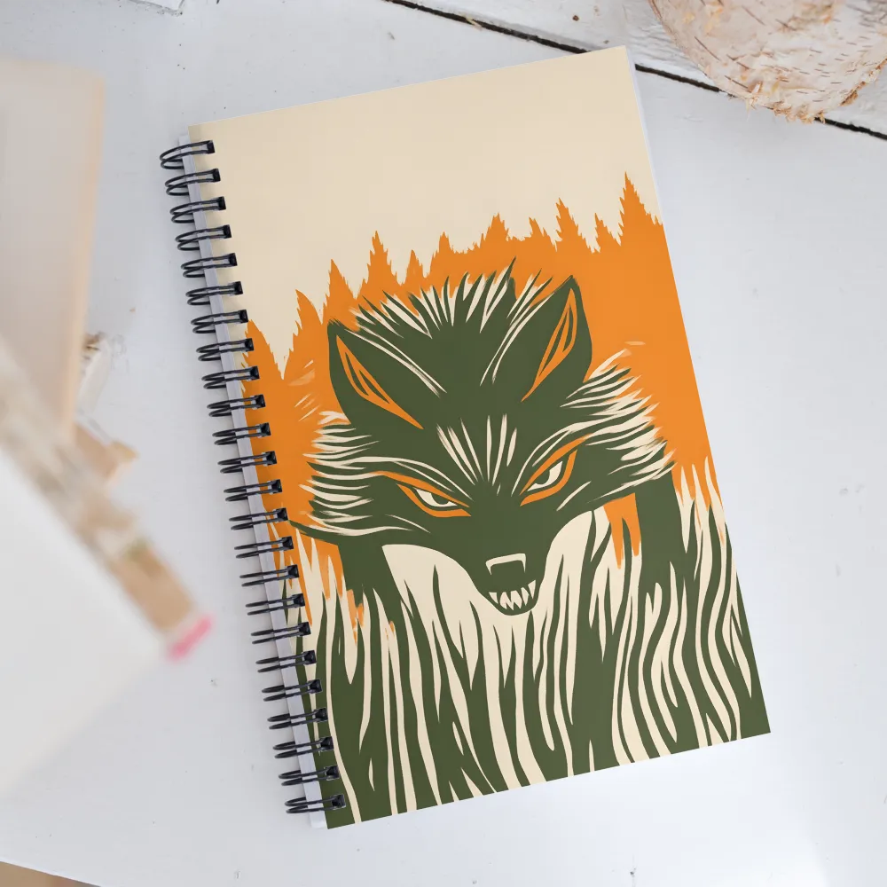 The Fierce Guardian of the Forest | Spiral Notebook