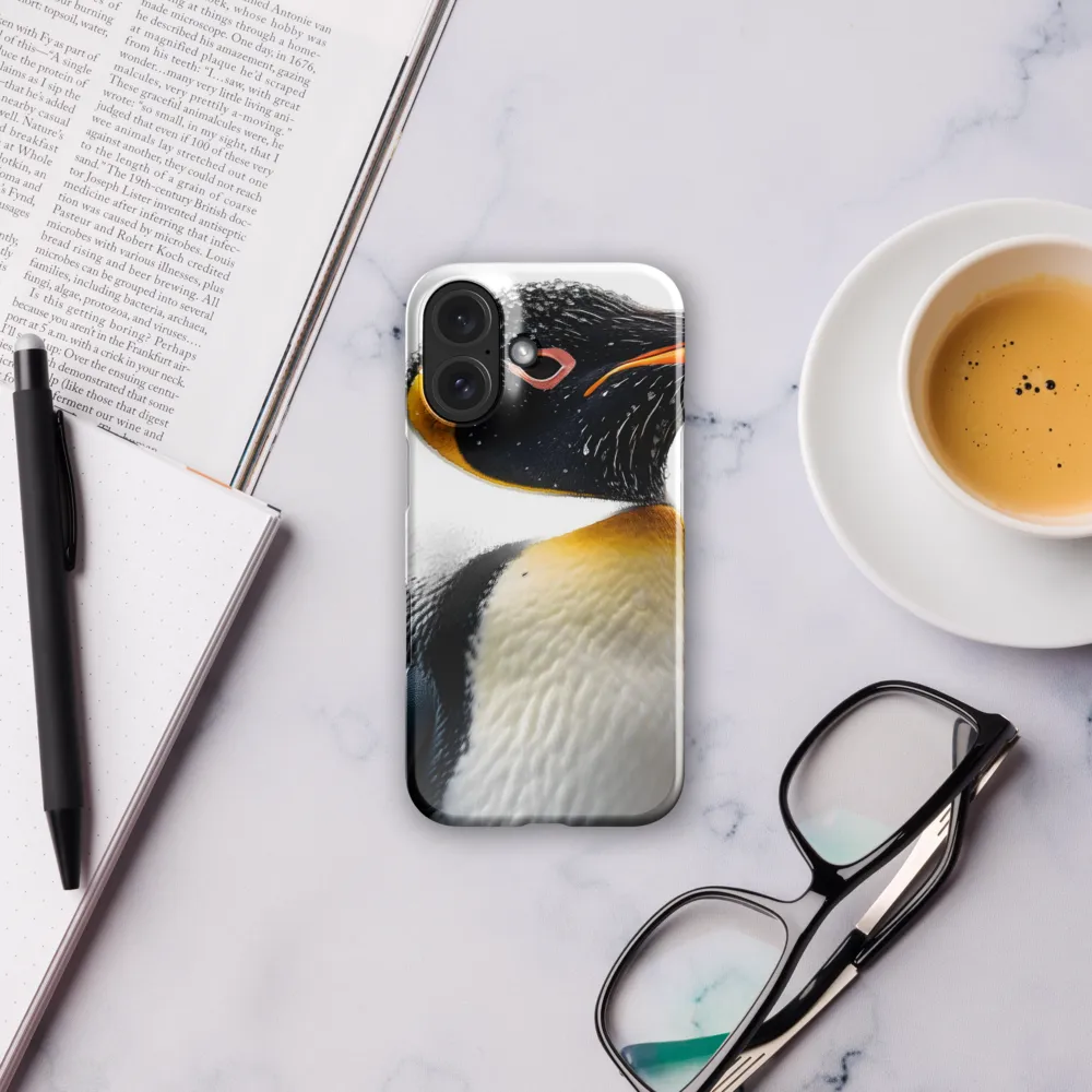 Majesty in the Snow: A Portrait of the Emperor Penguin | Phone Case