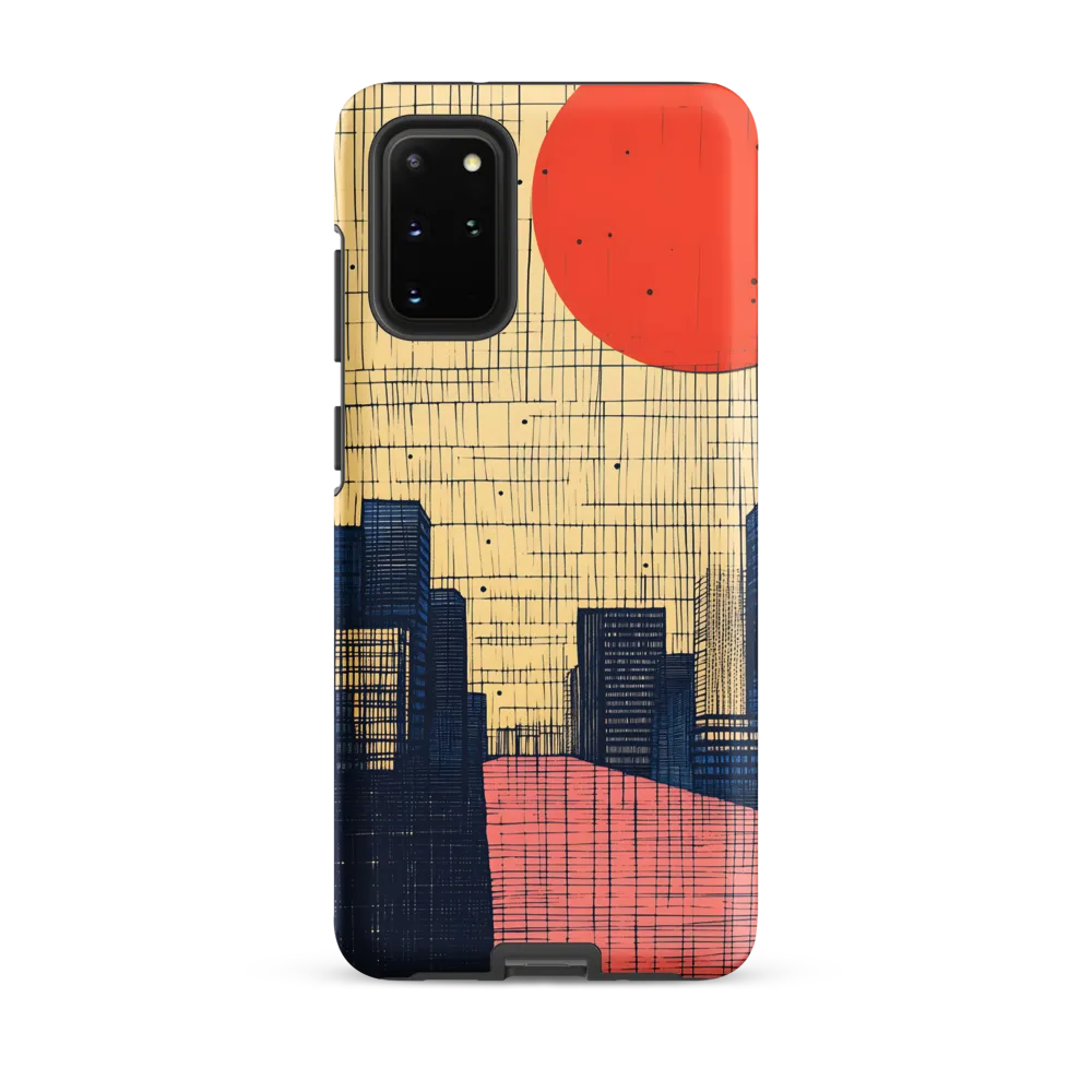 Urban Echoes: A Minimalist Cityscape