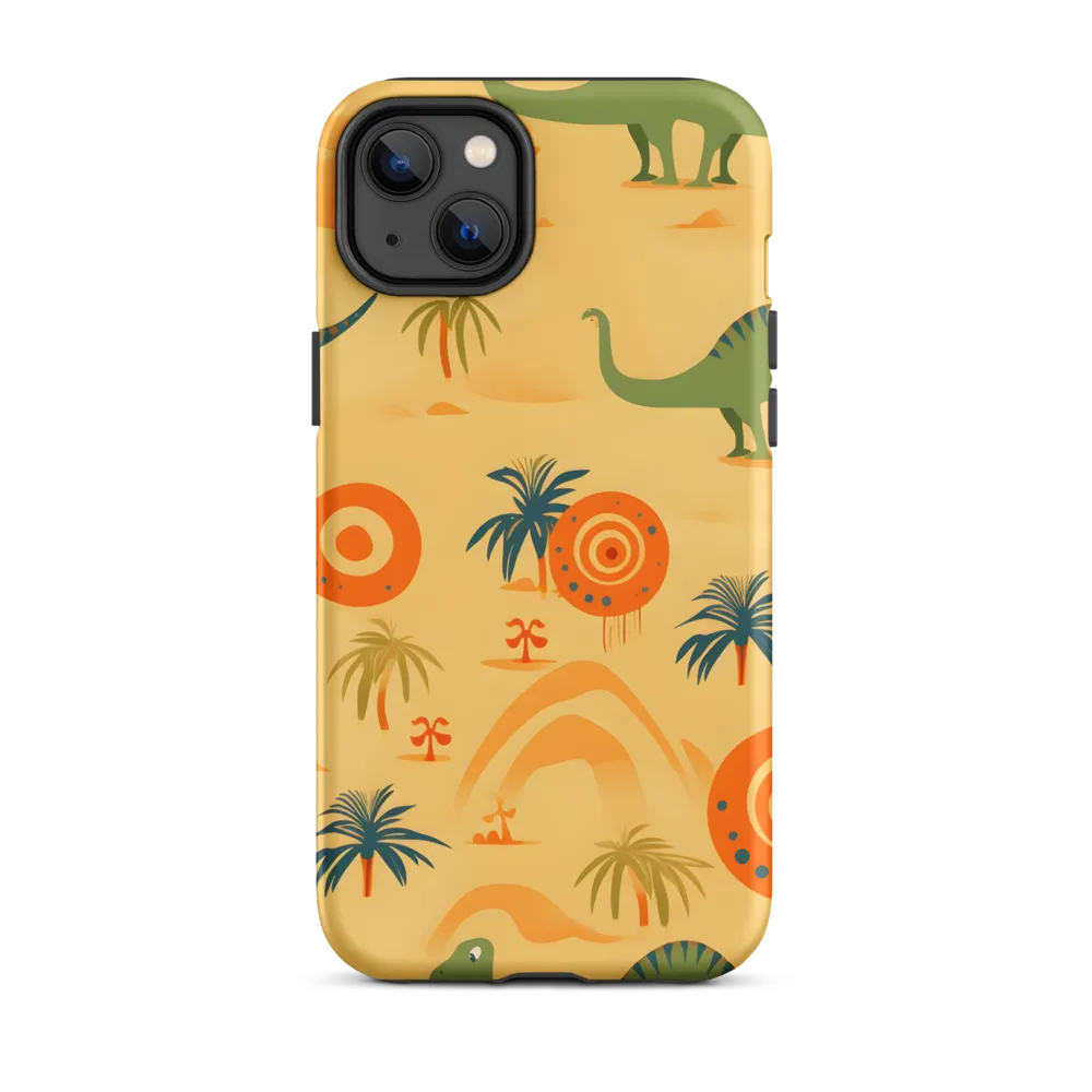 Prehistoric Playtime | Phone Case |  14 Plus | Tough Case | Matte