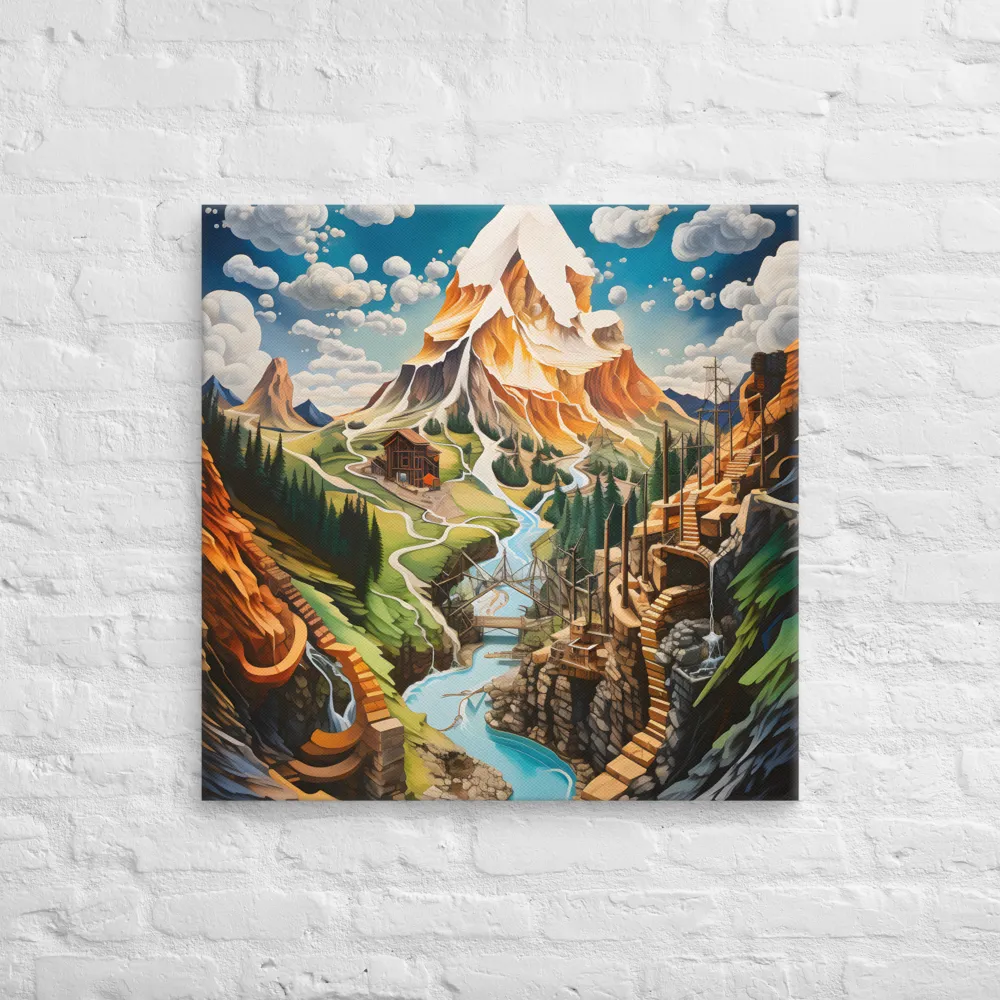 Mountain Reverie | Canvas | 28″×28″