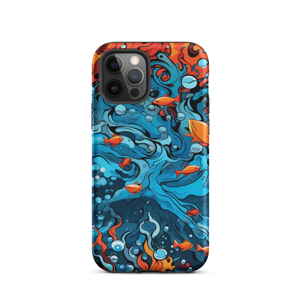 Fluid Harmony: Ocean and Flames