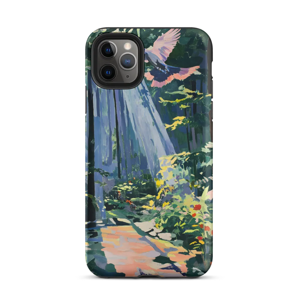 Flight of Light: A Serene Forest | Phone Case |  11 Pro Max | Tough Case | Matte