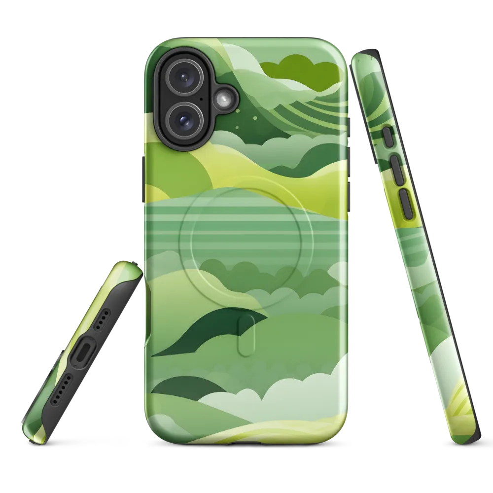 Tranquility in Green Waves