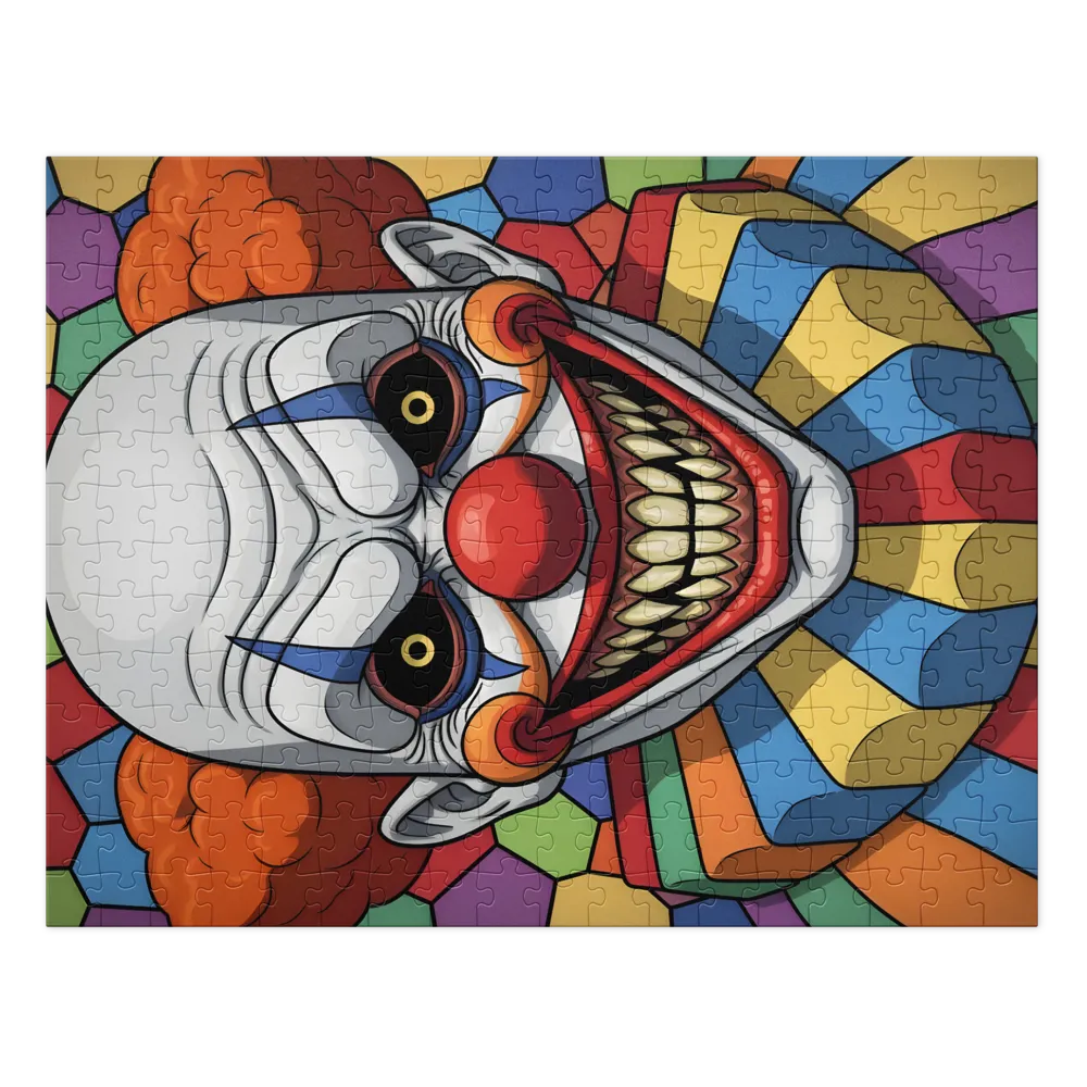 Maniacal Jester 
 Jigsaw Puzzle in Tin Box
