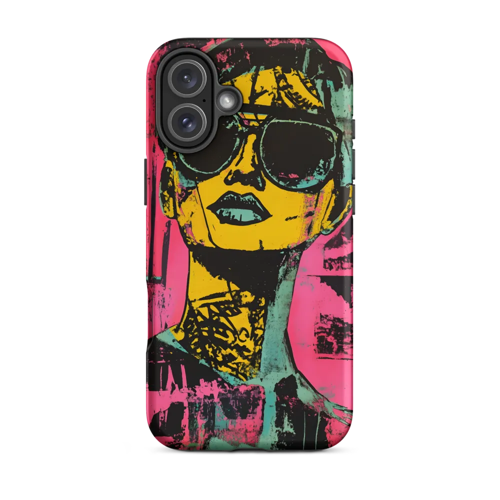 Confident Portrait in Neon Colors