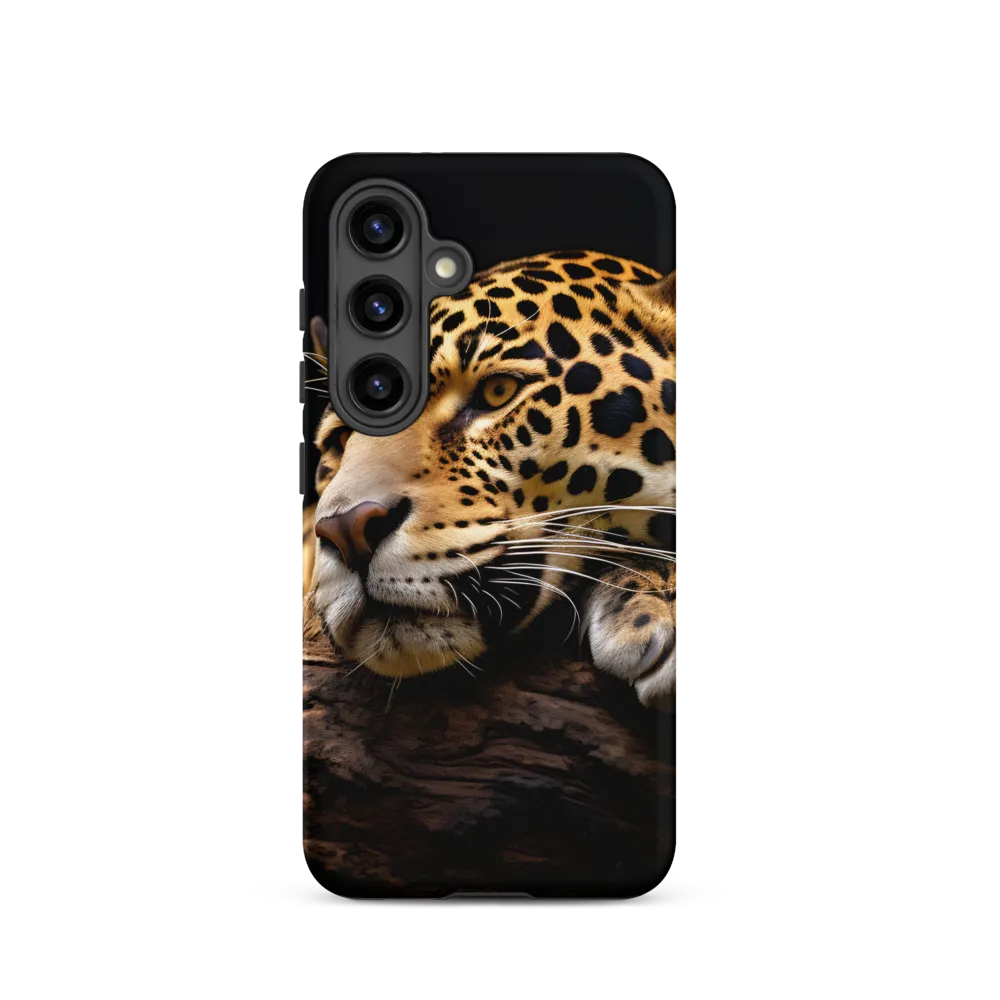 Tranquil Majesty: The Resting Leopard