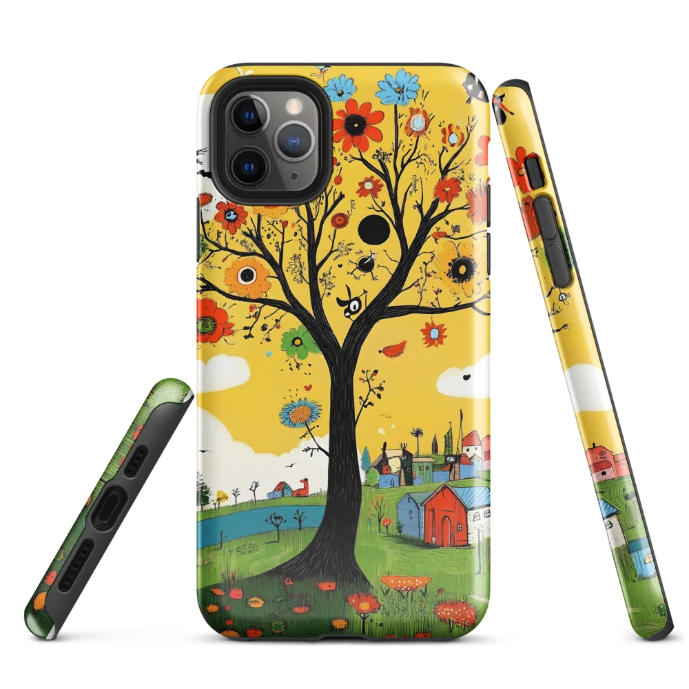 Whimsical Blooms of Life | Phone Case |  11 Pro Max | Tough Case | Glossy