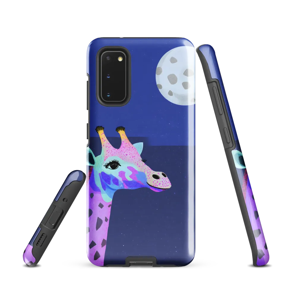 Whimsical Giraffe Under the Stars