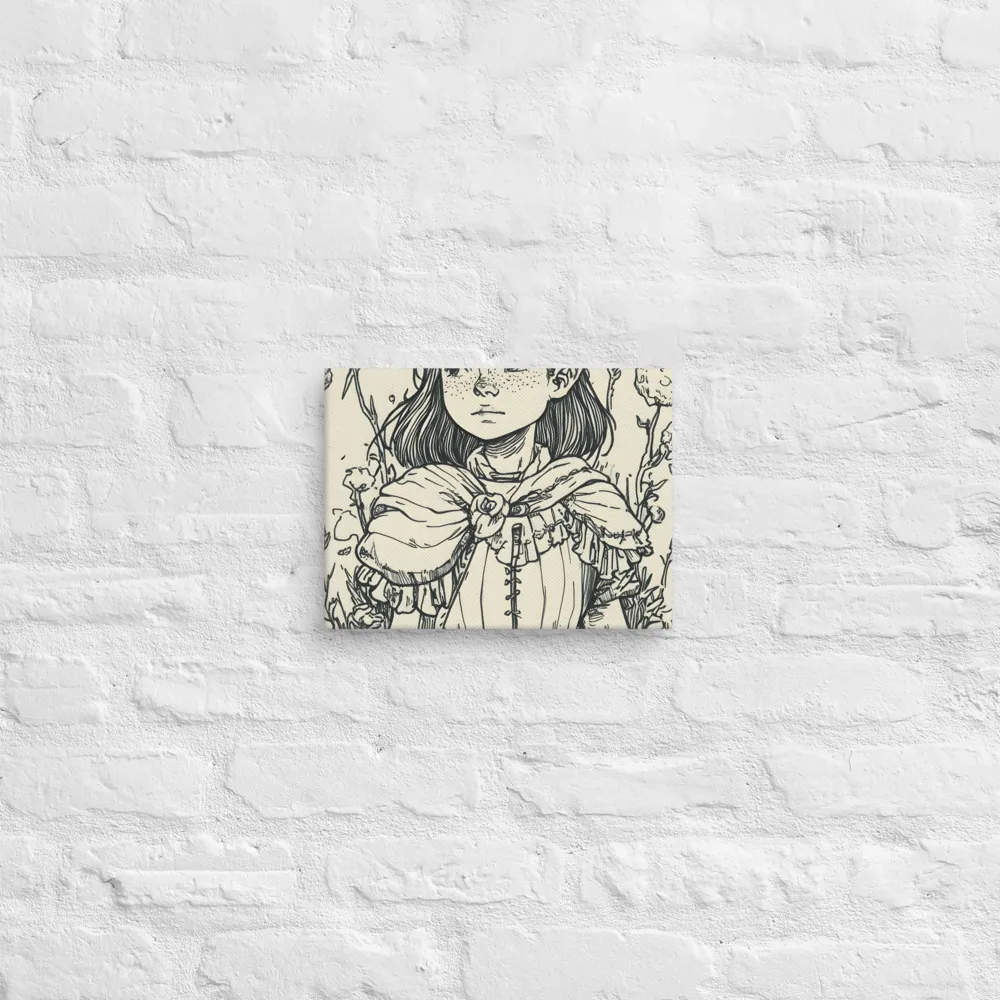A Young Guardian of Nature | Canvas | 9″×12″