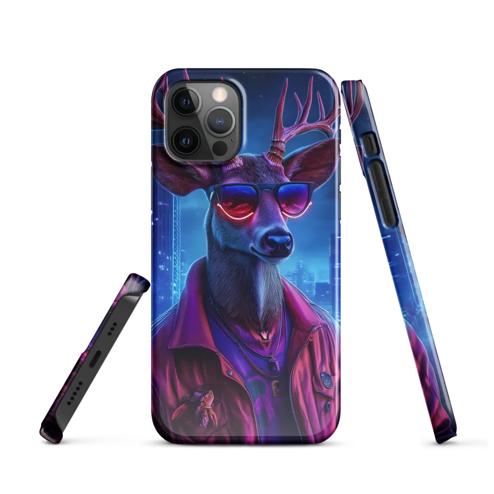 Urban Serenade: The Cool Deer | Phone Case |  12 Pro | Snap Case | Glossy