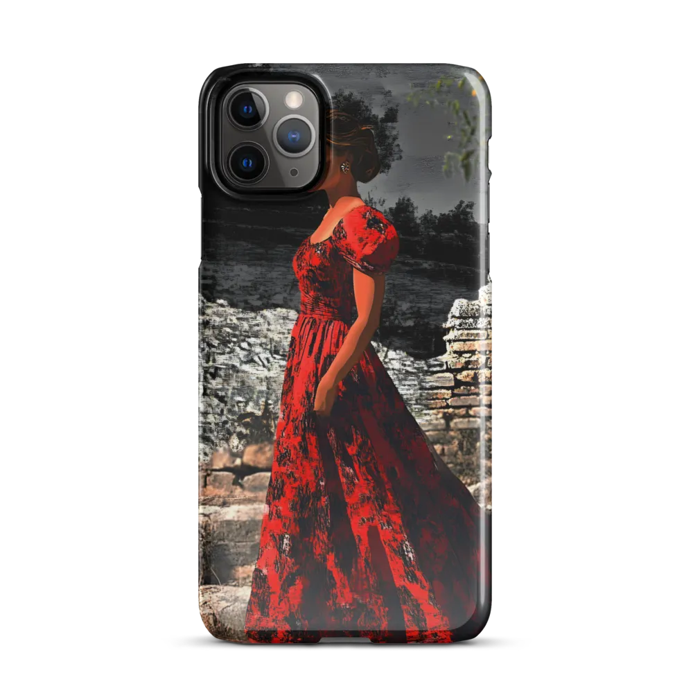 Elegance in Red | Phone Case |  11 Pro Max | Snap Case | Glossy