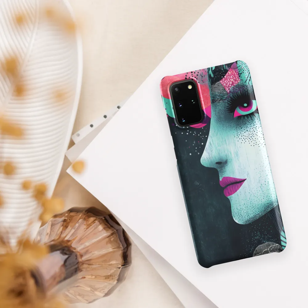 Mystical Beauty in Blue and Pink | Phone Case |  S20 Plus | Snap Case | Matte