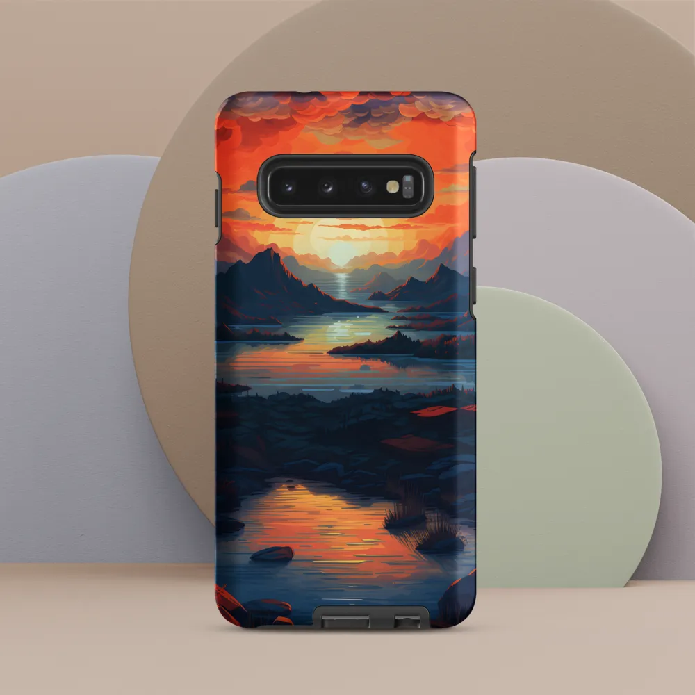 Ethereal Evening: A Digital Dusk
